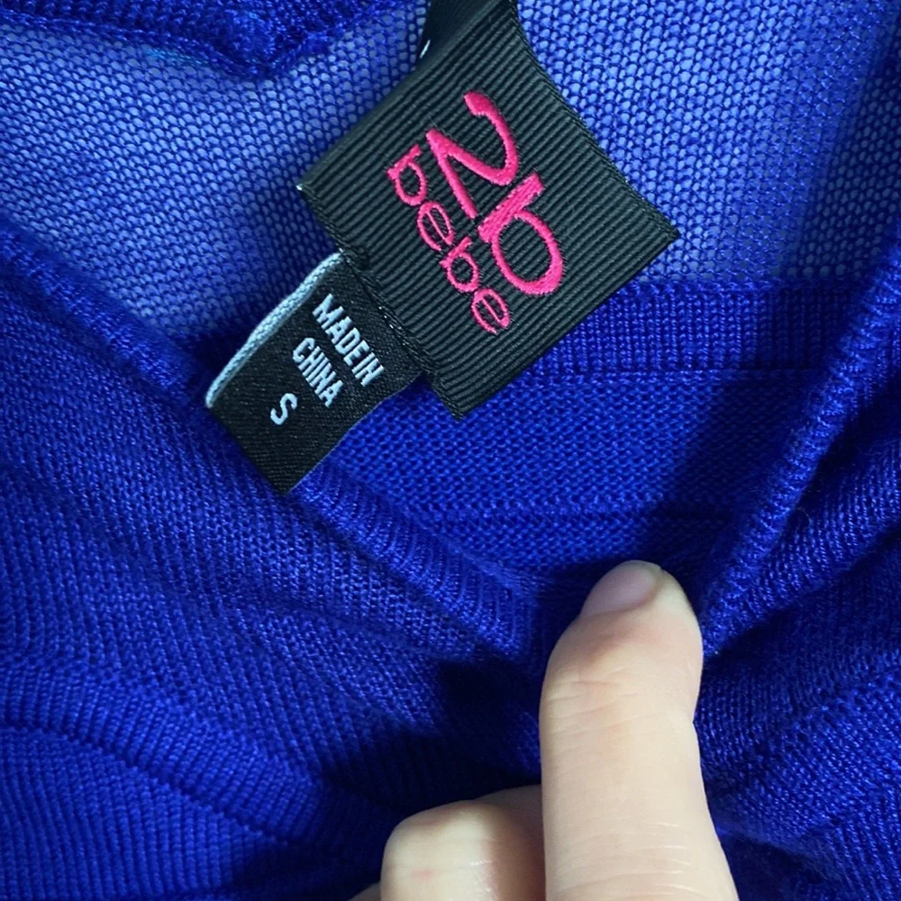 Bebe bodycon mini dress small - Picture 4 of 5